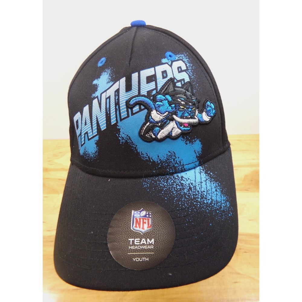 NFL Rush Zone Cap Hat‎ Carolina Panthers Size Youth 8-20 OSFM New